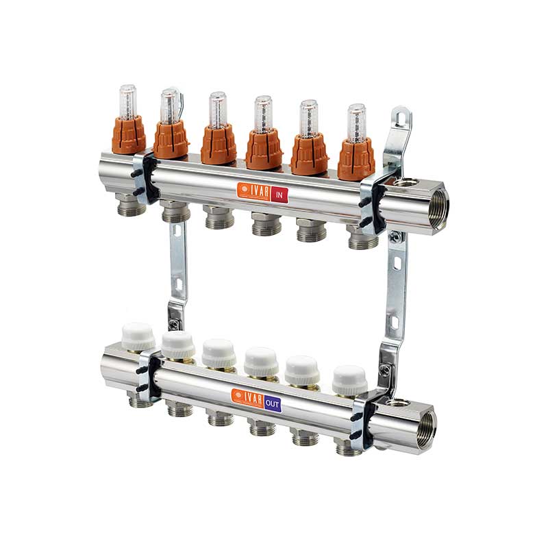 Brass Manifold KIT with additional connections